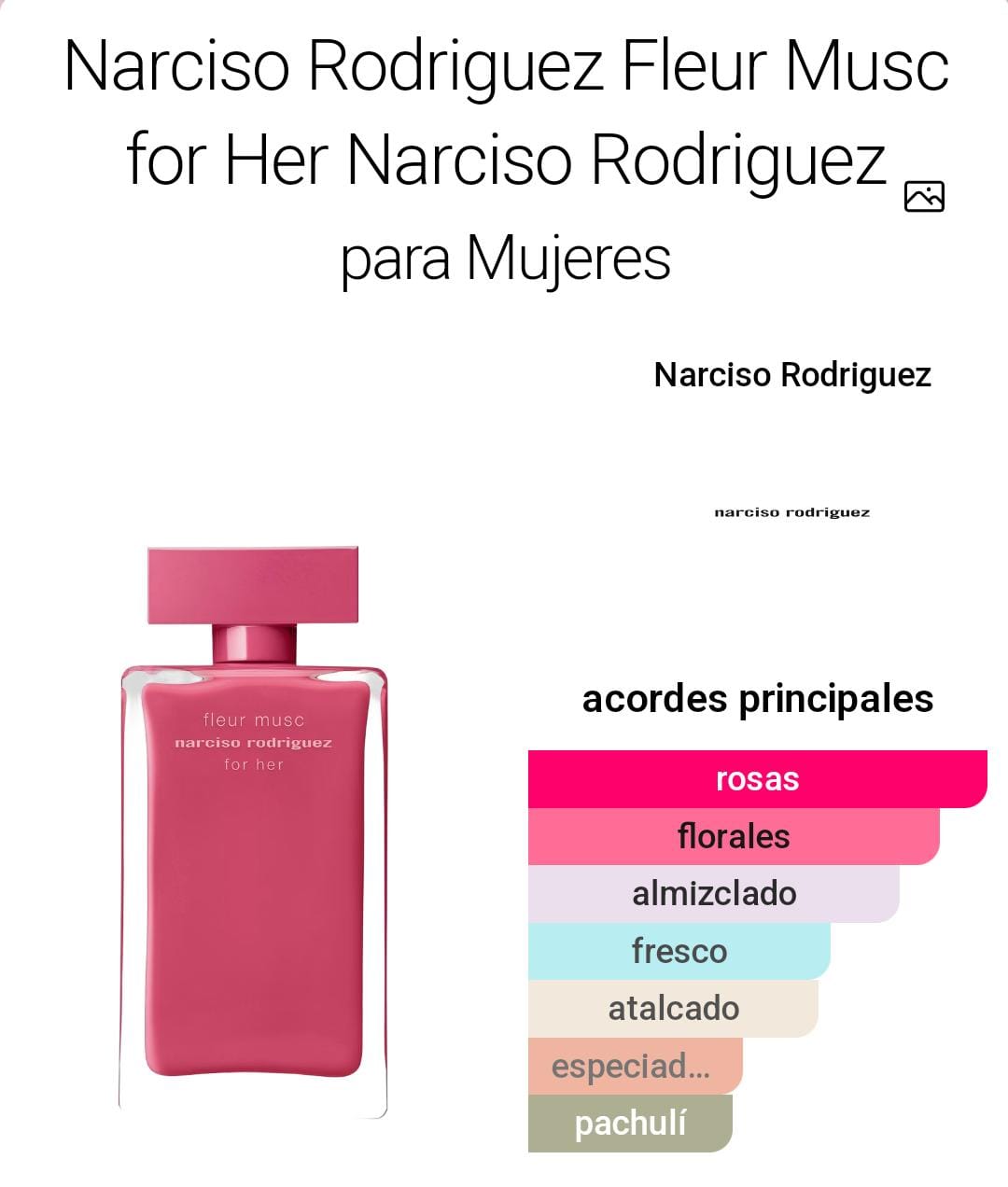 TESTER NARCISO FLEUR MUSC EDP 50ML